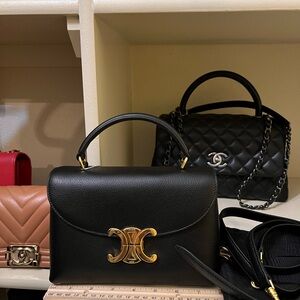 Celine Triomphe Teen Nino leather bag
